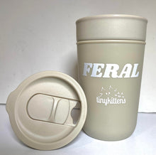 Load image into Gallery viewer, Ceramic Tumbler w/Plastic Exterior & Lid