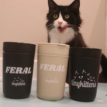 Load image into Gallery viewer, Ceramic Tumbler w/Plastic Exterior & Lid